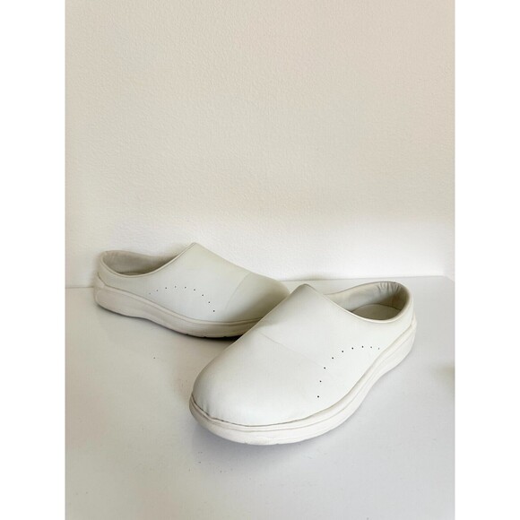 Moonstar 810s ET004 CAF 3E Synthetic Leather Shoes Slip On Off White Women's 8 - Picture 2 of 12